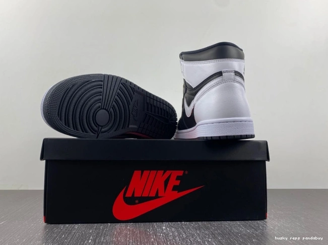 Rep Husky DZ5485-010 Jordan High OG Air 1 Reverse Panda 0820